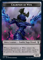 Eldrazi // Champion of Wits Double-Sided Token [Commander 2021 Tokens] | Gamers Paradise