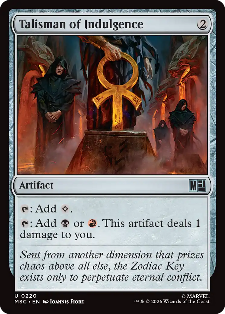 Talisman of Indulgence (Surge Foil) [Marvel Super Heroes Commander] | Gamers Paradise