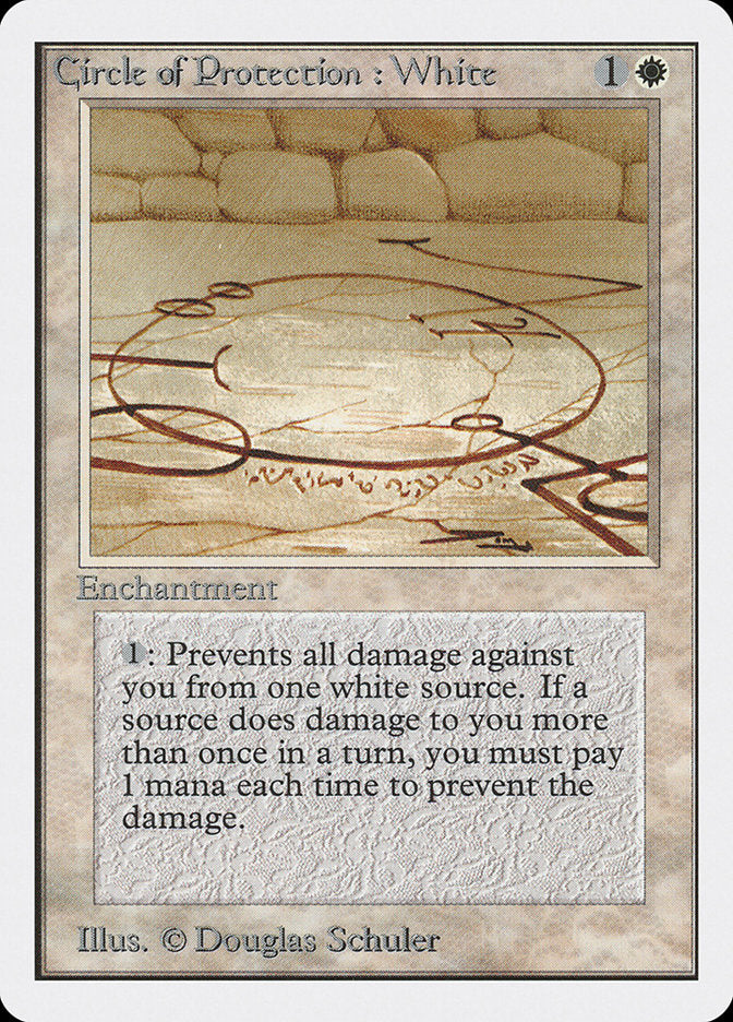 Circle of Protection: White [Unlimited Edition] | Gamers Paradise