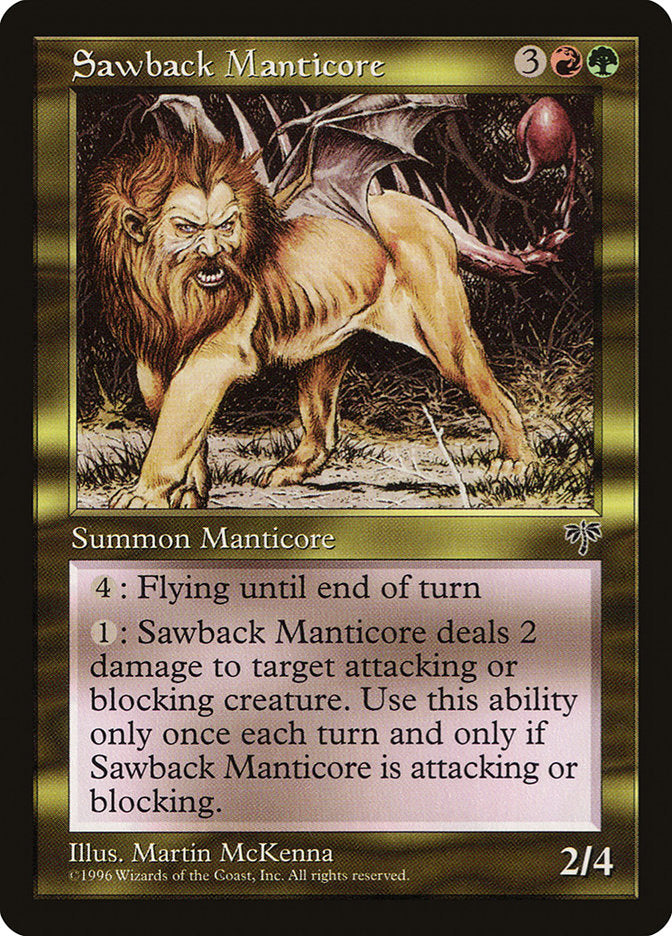 Sawback Manticore [Mirage] | Gamers Paradise