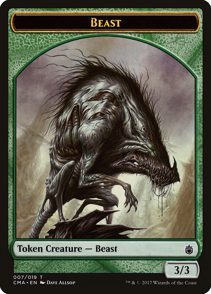 Beast Token (007/019) [Commander Anthology Tokens] | Gamers Paradise