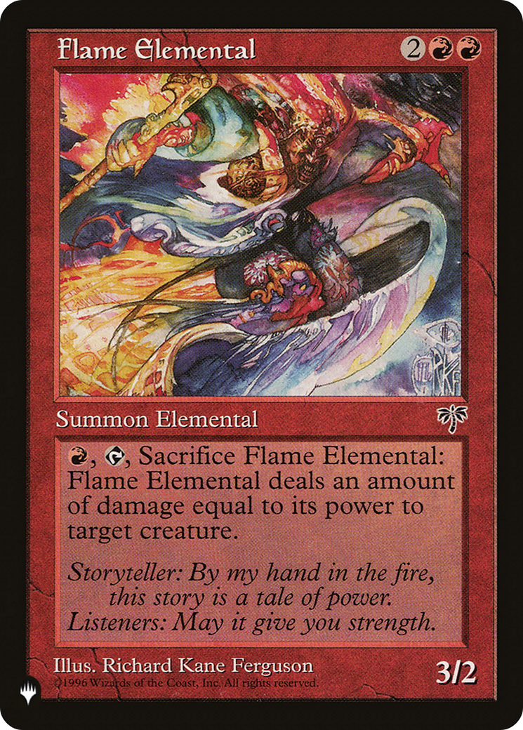 Flame Elemental [The List Reprints] | Gamers Paradise