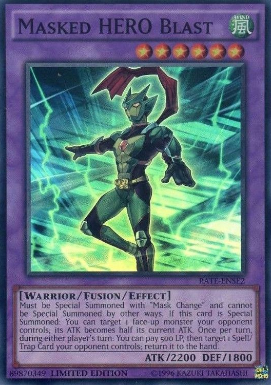 Masked HERO Blast [RATE-ENSE2] Super Rare | Gamers Paradise