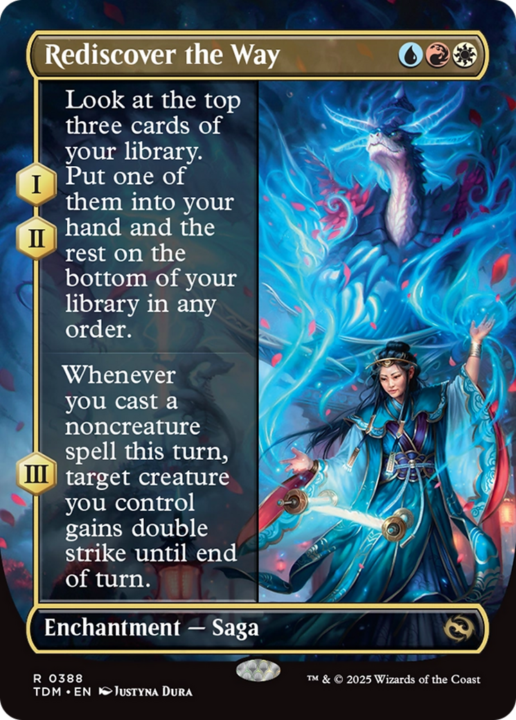 Rediscover the Way (Borderless) [Tarkir: Dragonstorm] | Gamers Paradise