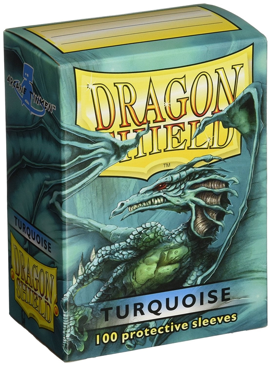 Dragon Shield: Standard 100ct Sleeves - Turquoise (Classic) (Older Box Art) | Gamers Paradise