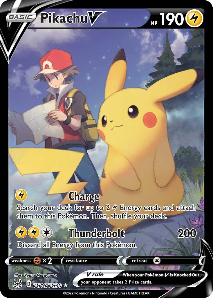 Pikachu V (TG16/TG30) [Sword & Shield: Lost Origin] – Gamers Paradise
