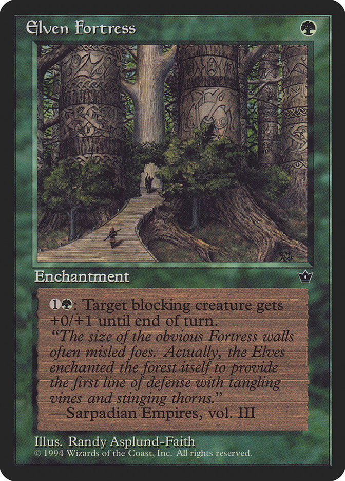 Elven Fortress (Randy Asplund-Faith) [Fallen Empires] | Gamers Paradise