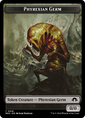 Phyrexian Germ // Cat Warrior Double-Sided Token [Modern Horizons 3 Tokens] | Gamers Paradise