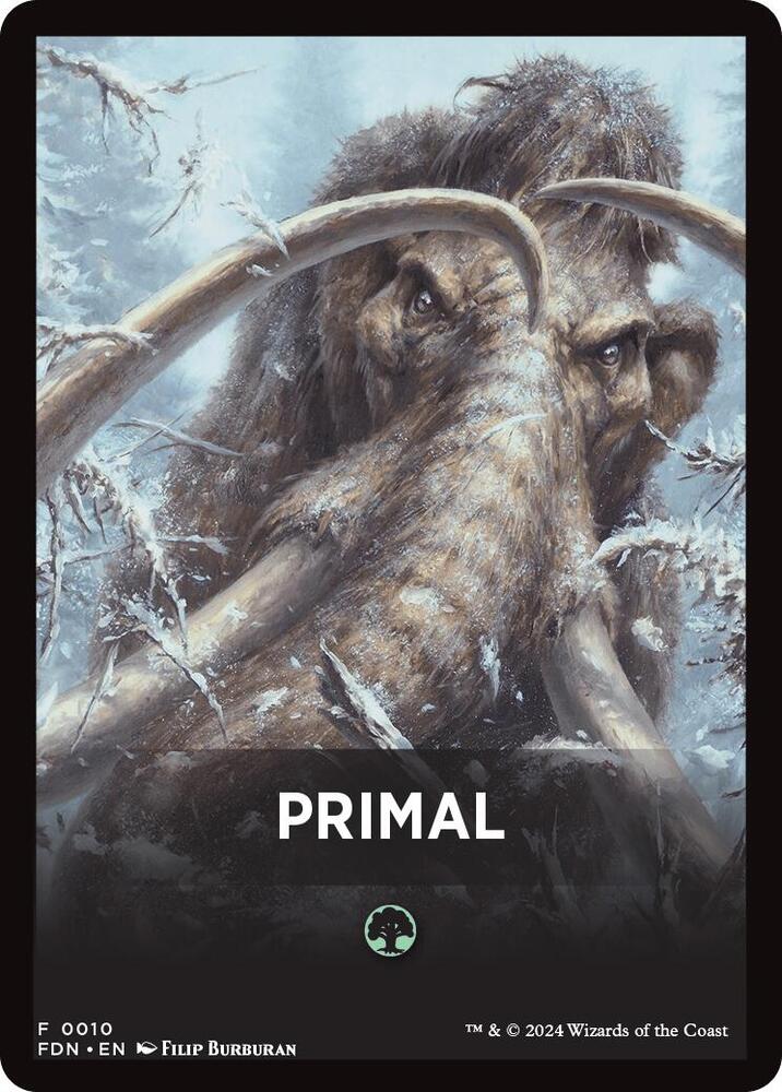 Primal Theme Card [Foundations Tokens] | Gamers Paradise