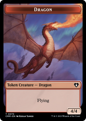 Dragon // Kor Ally Double-Sided Token [Commander Masters Tokens] | Gamers Paradise