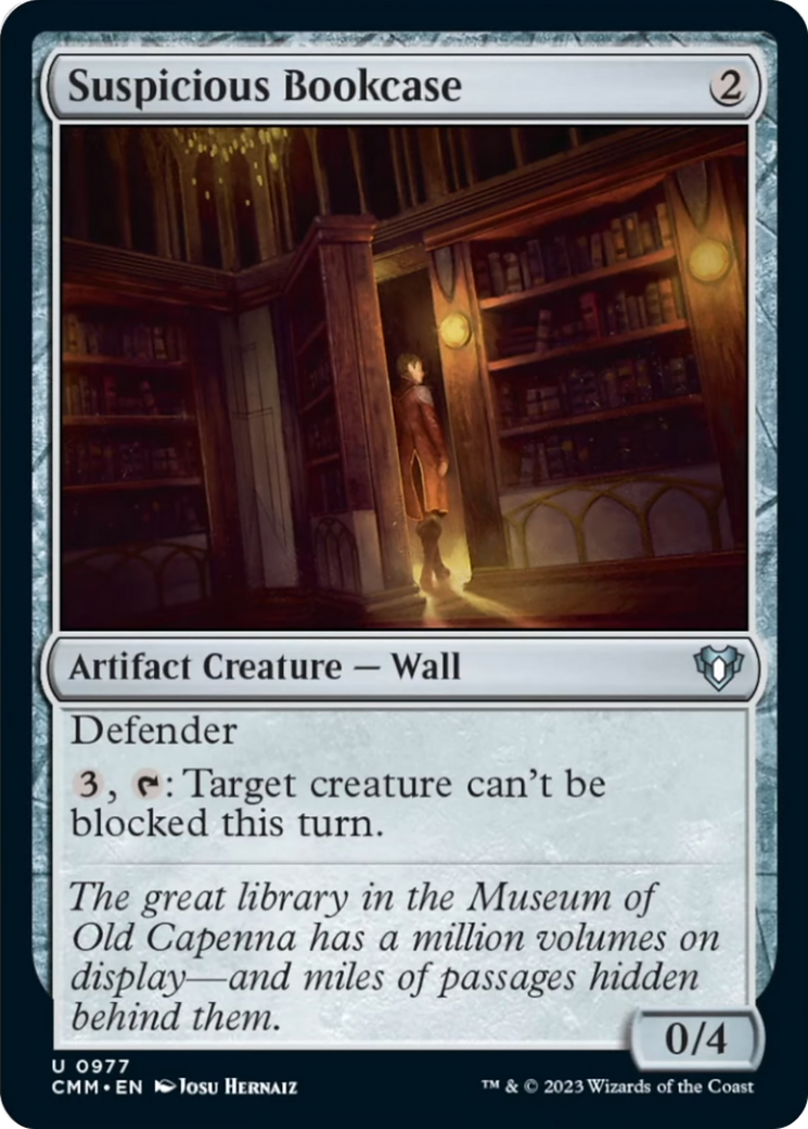 Suspicious Bookcase [Commander Masters] | Gamers Paradise