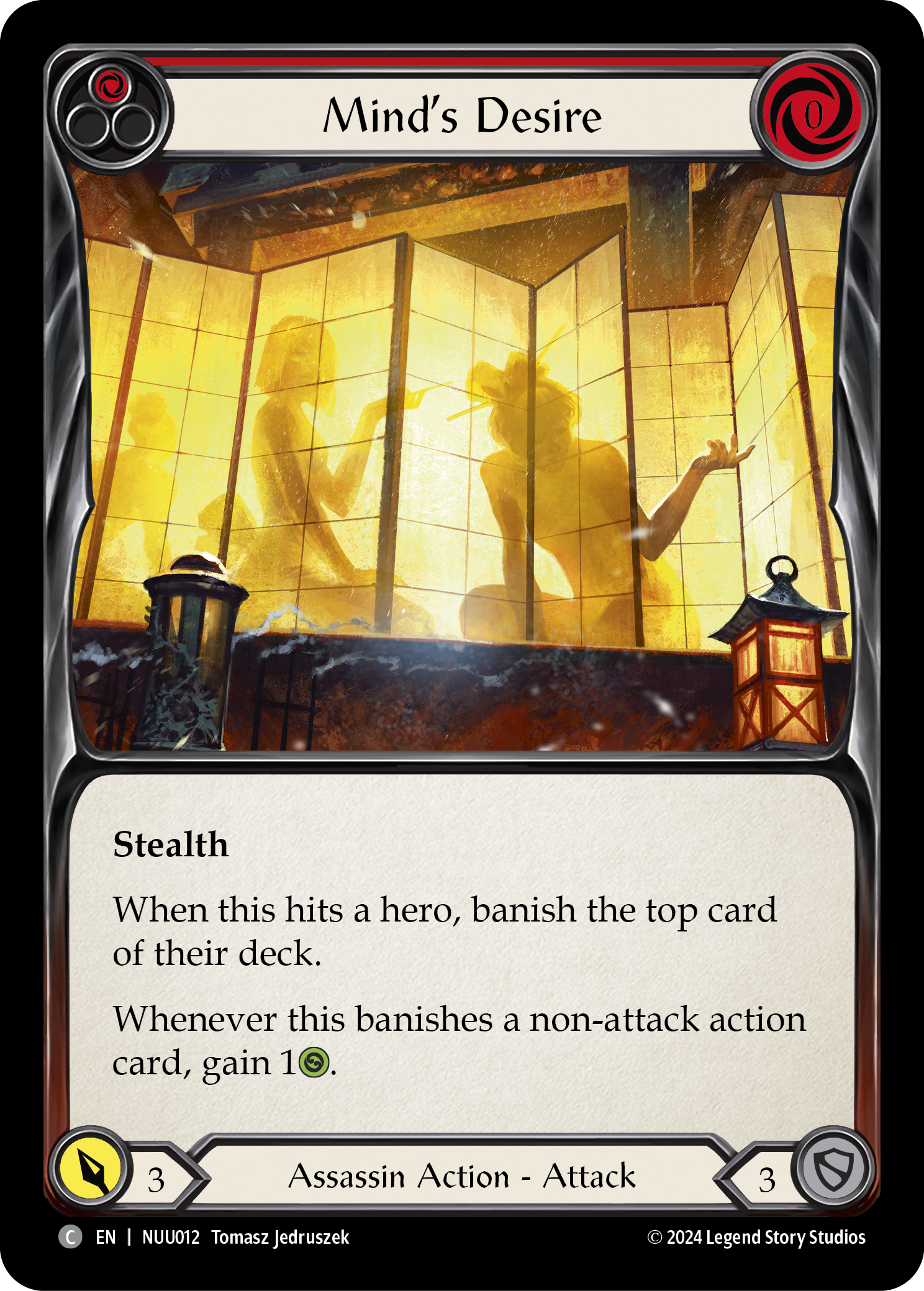 Mind's Desire (Red) [NUU012] (Part the Mistveil Nuu Blitz Deck) | Gamers Paradise