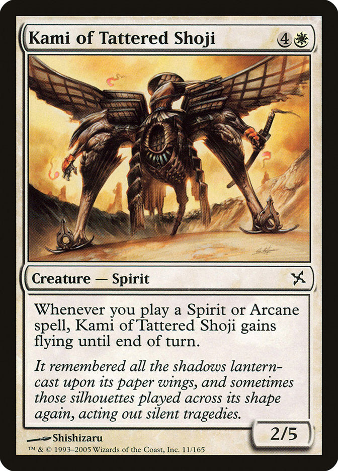 Kami of Tattered Shoji [Betrayers of Kamigawa] | Gamers Paradise