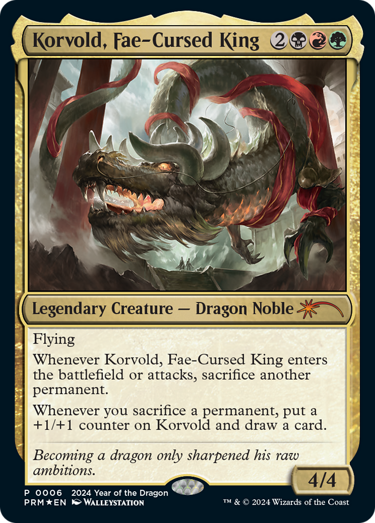 Korvold, Fae-Cursed King (Year of the Dragon 2024) [Standard Showdown Promos] | Gamers Paradise