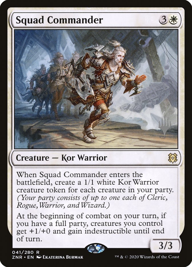 Squad Commander (Promo Pack) [Zendikar Rising Promos] | Gamers Paradise