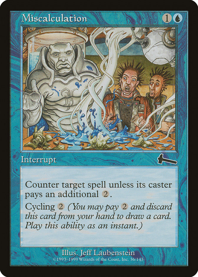Miscalculation [Urza's Legacy] | Gamers Paradise