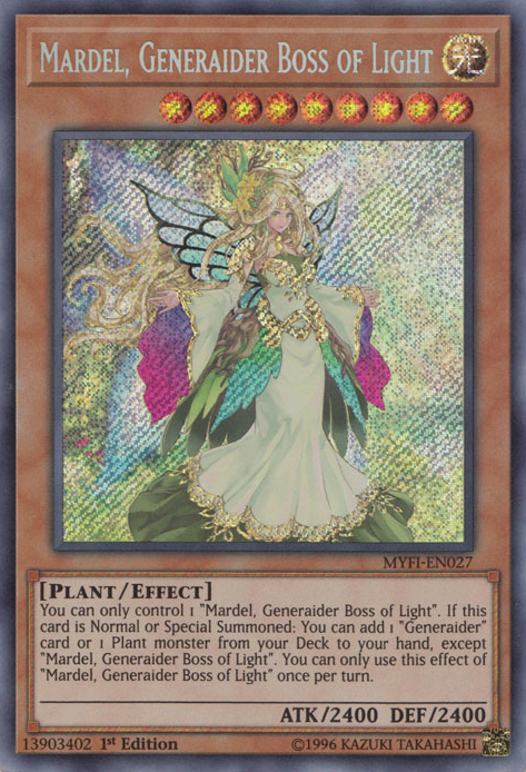 Mardel, Generaider Boss of Light [MYFI-EN027] Secret Rare | Gamers Paradise