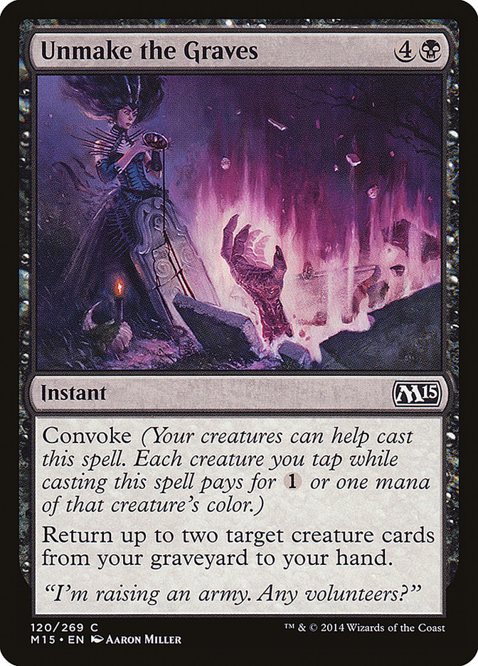 Unmake the Graves [Magic 2015] | Gamers Paradise