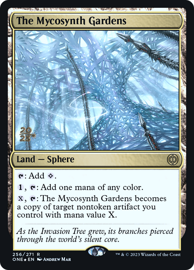 The Mycosynth Gardens [Phyrexia: All Will Be One Prerelease Promos] | Gamers Paradise