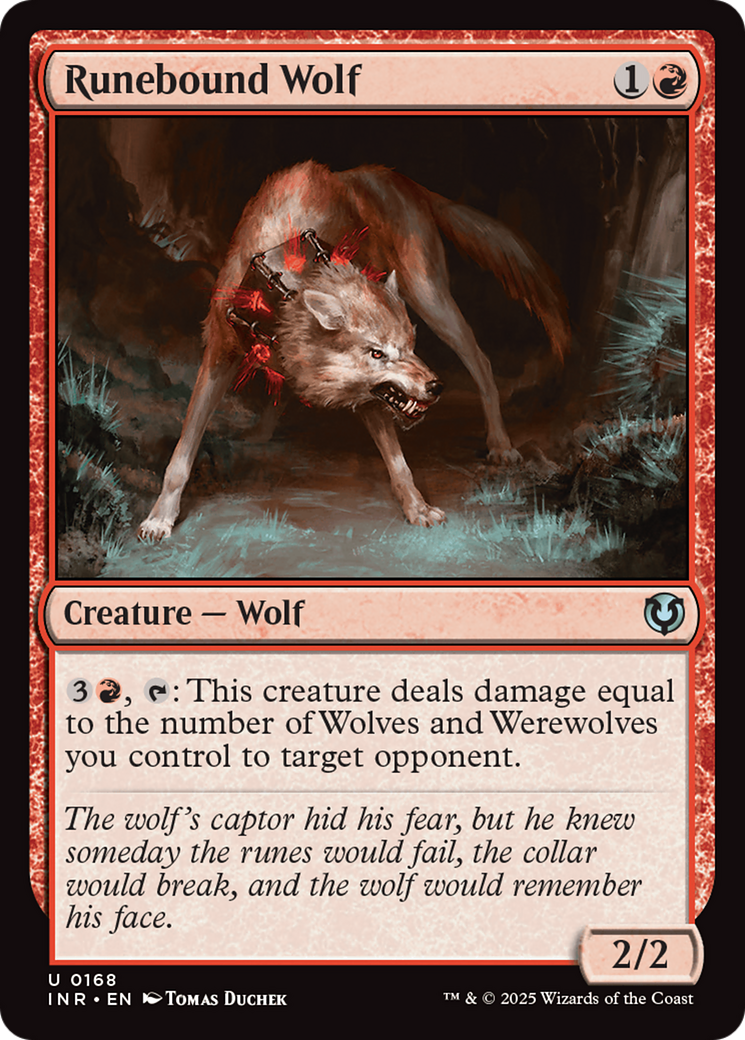 Runebound Wolf [Innistrad Remastered] | Gamers Paradise