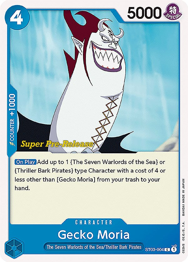 Gecko Moria [Super Pre-Release Starter Deck: The Seven Warlords of the Sea] | Gamers Paradise