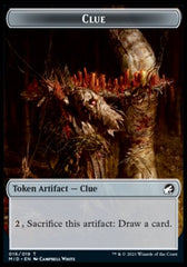 Clue // Beast (008) Double-Sided Token [Innistrad: Midnight Hunt Tokens] | Gamers Paradise