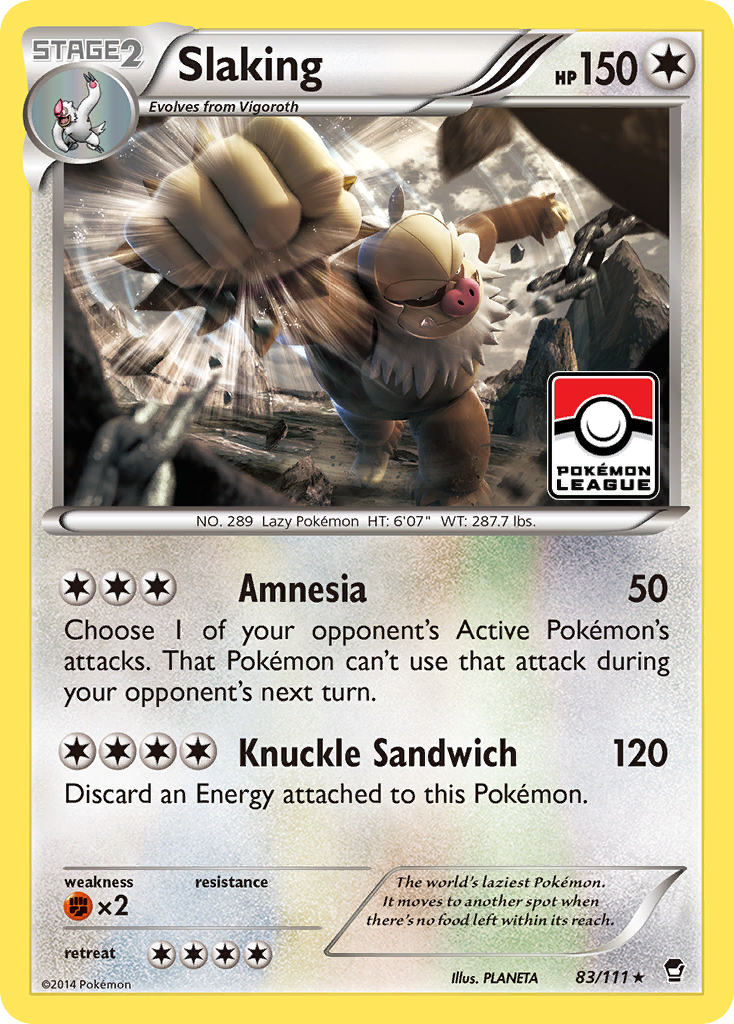 Slaking (83/111) [XY: Furious Fists] | Gamers Paradise