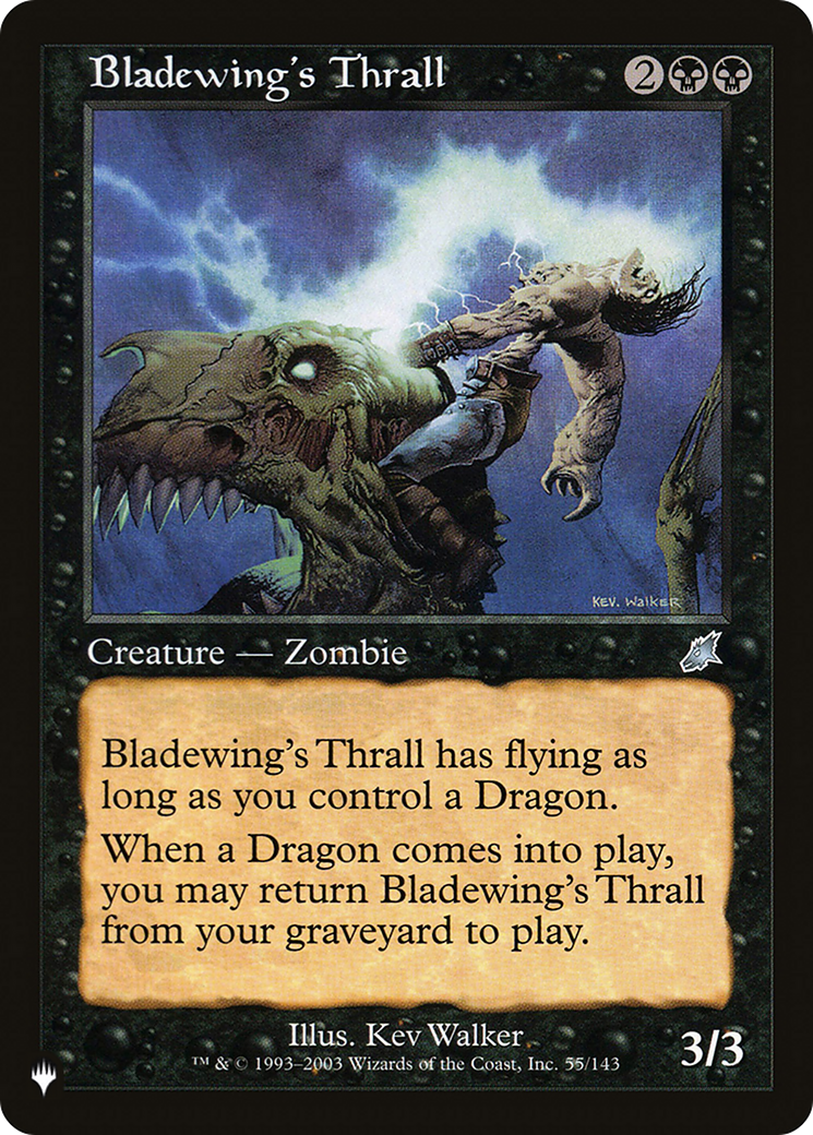 Bladewing's Thrall [The List Reprints] | Gamers Paradise