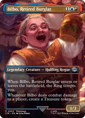 Bilbo, Retired Burglar (Borderless Alternate Art) [The Lord of the Rings: Tales of Middle-Earth] | Gamers Paradise