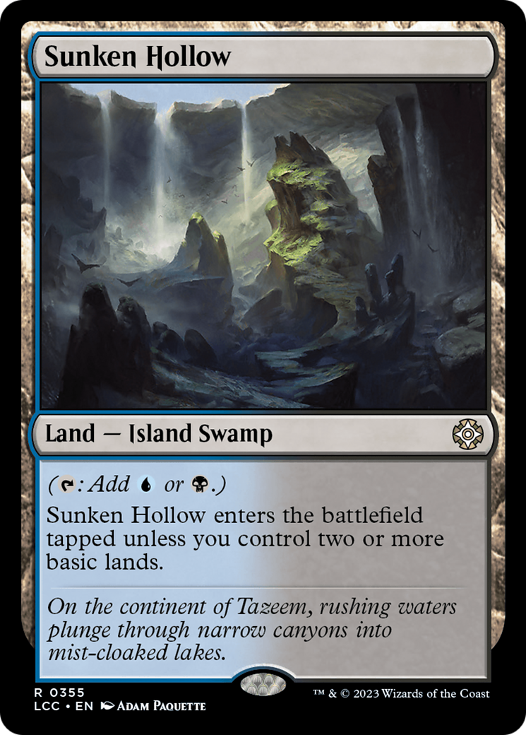 Sunken Hollow [The Lost Caverns of Ixalan Commander] | Gamers Paradise