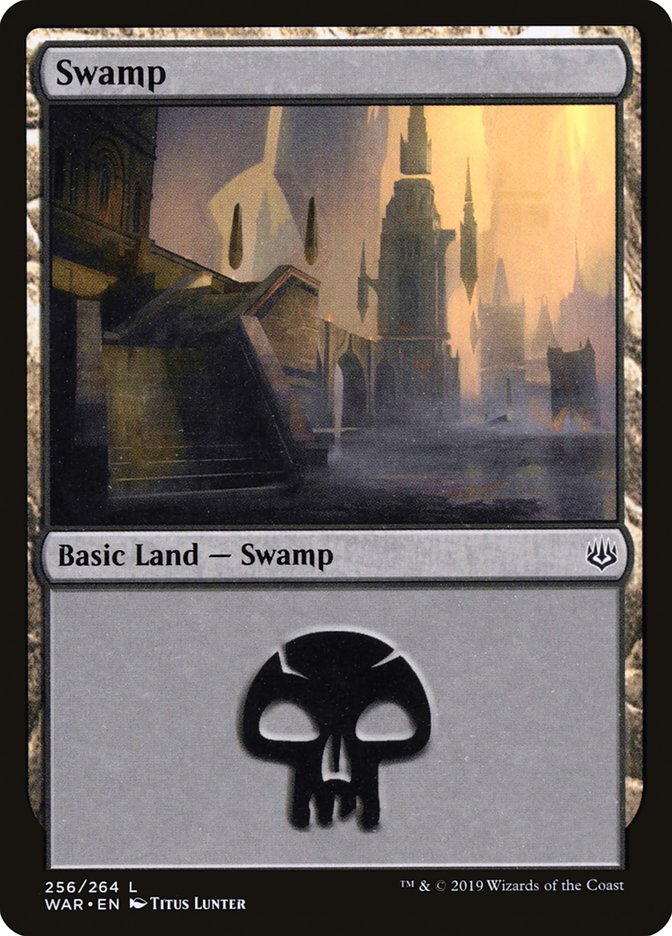 Swamp (256) [War of the Spark] | Gamers Paradise