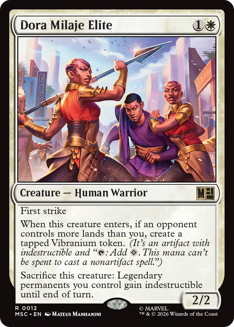 Dora Milaje Elite (Surge Foil) [Marvel Super Heroes Commander] | Gamers Paradise