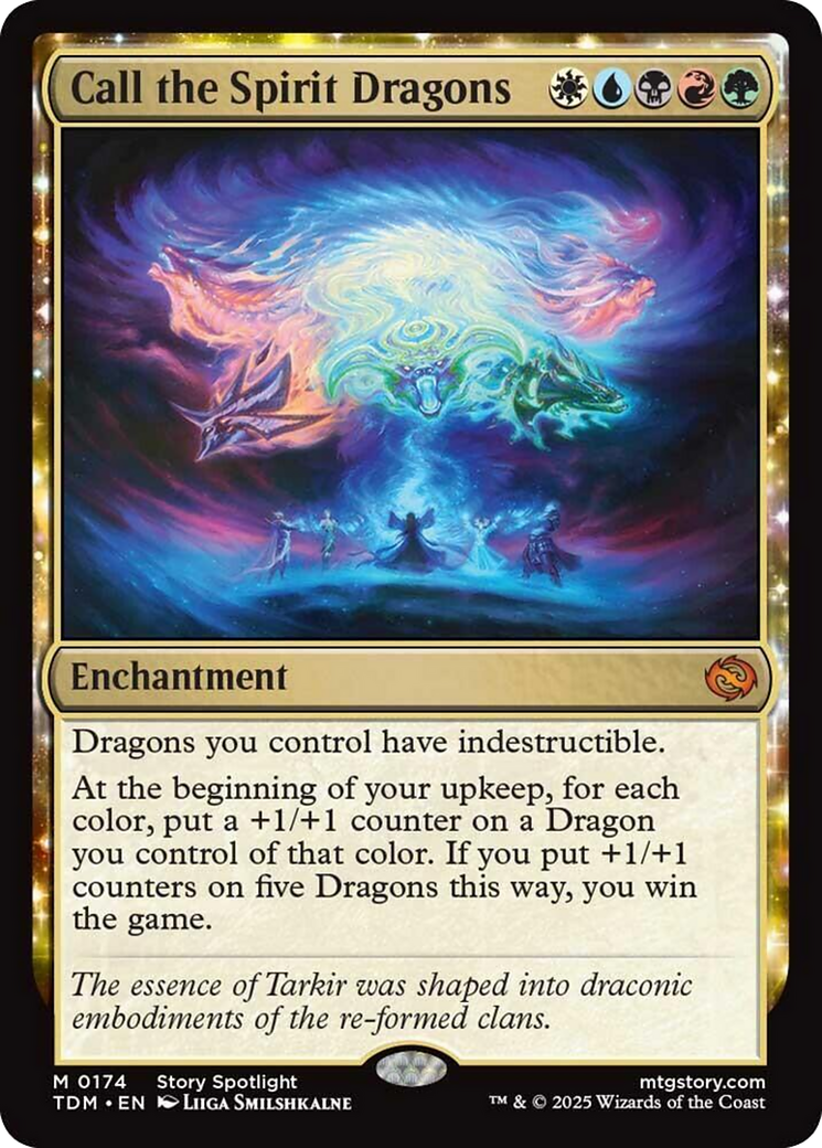 Call the Spirit Dragons [Tarkir: Dragonstorm] | Gamers Paradise