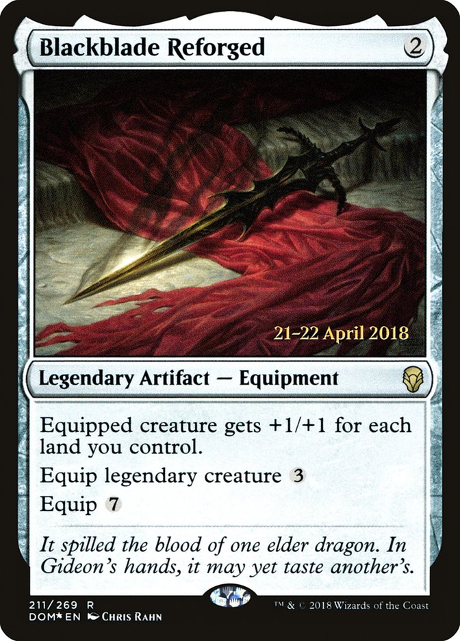 Blackblade Reforged [Dominaria Prerelease Promos] | Gamers Paradise