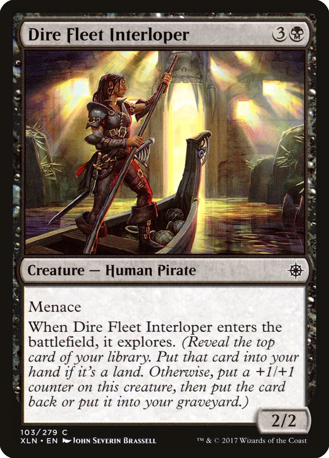 Dire Fleet Interloper [Ixalan] | Gamers Paradise