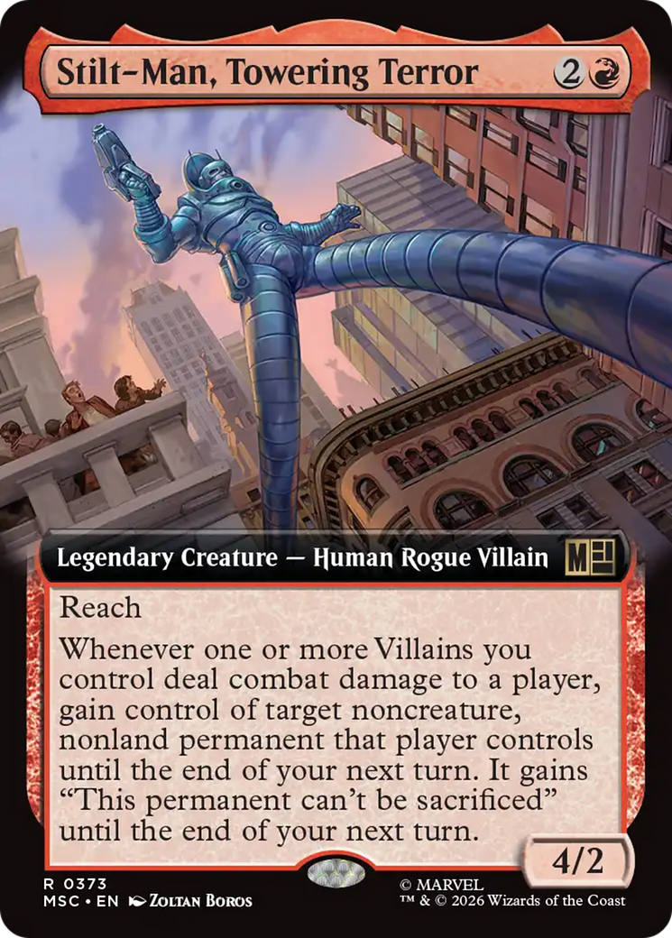 Stilt-Man, Towering Terror (Extended Art) [Marvel Super Heroes Commander] | Gamers Paradise