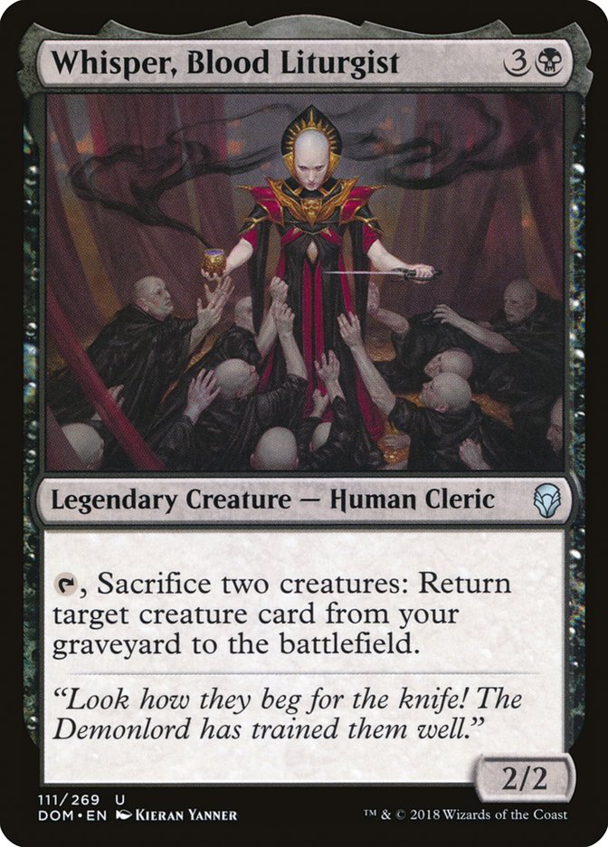 Whisper, Blood Liturgist [Dominaria] | Gamers Paradise