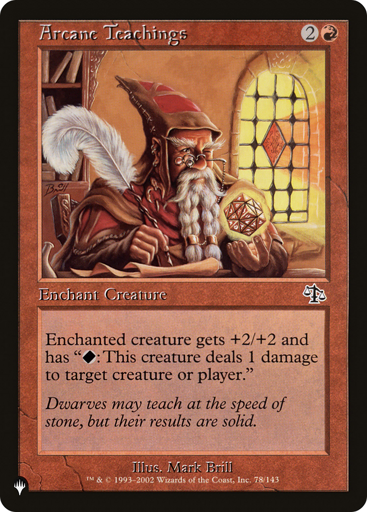 Arcane Teachings (Misprint) [The List] | Gamers Paradise