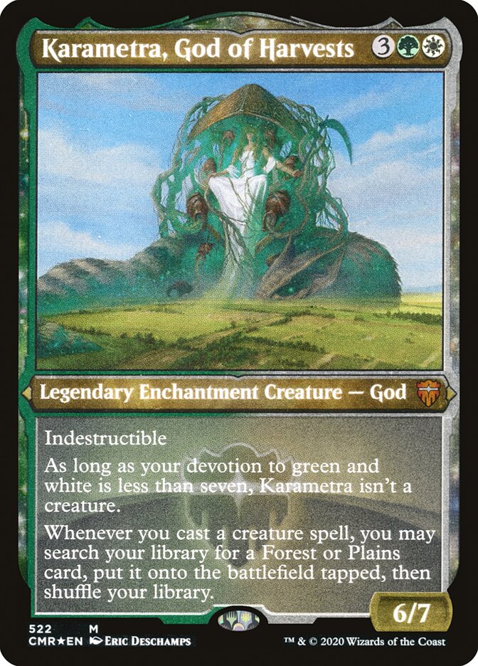 Karametra, God of Harvests (Etched) [Commander Legends] | Gamers Paradise