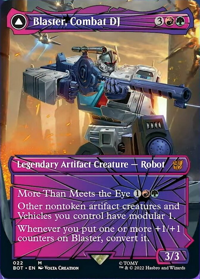 Blaster, Combat DJ // Blaster, Morale Booster (Shattered Glass) [Transformers] | Gamers Paradise