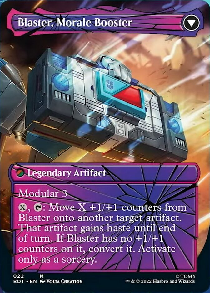 Blaster, Combat DJ // Blaster, Morale Booster (Shattered Glass) [Transformers] | Gamers Paradise