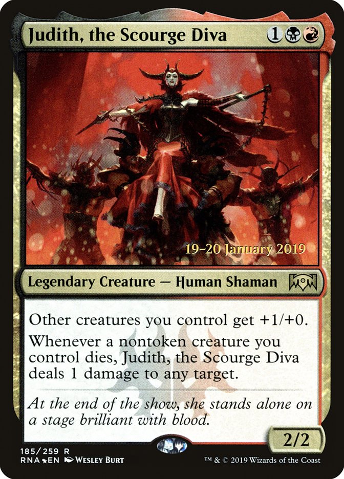Judith, the Scourge Diva [Ravnica Allegiance Prerelease Promos] | Gamers Paradise