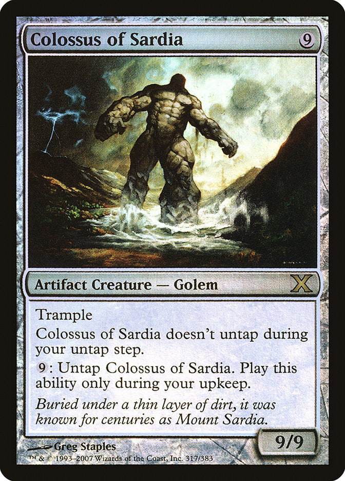 Colossus of Sardia (Premium Foil) [Tenth Edition] | Gamers Paradise