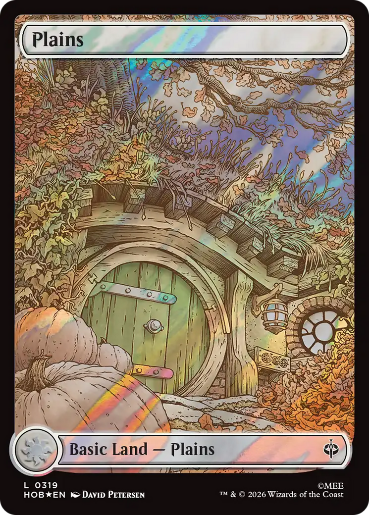 Plains (0319) (Surge Foil) [The Hobbit] | Gamers Paradise