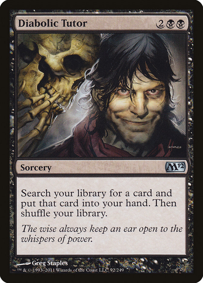 Diabolic Tutor [Magic 2012] | Gamers Paradise
