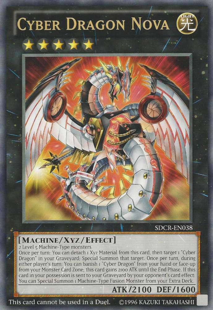 Cyber Dragon Nova (Oversized) (Machine Madness) [SDCR-EN038] Promo | Gamers Paradise