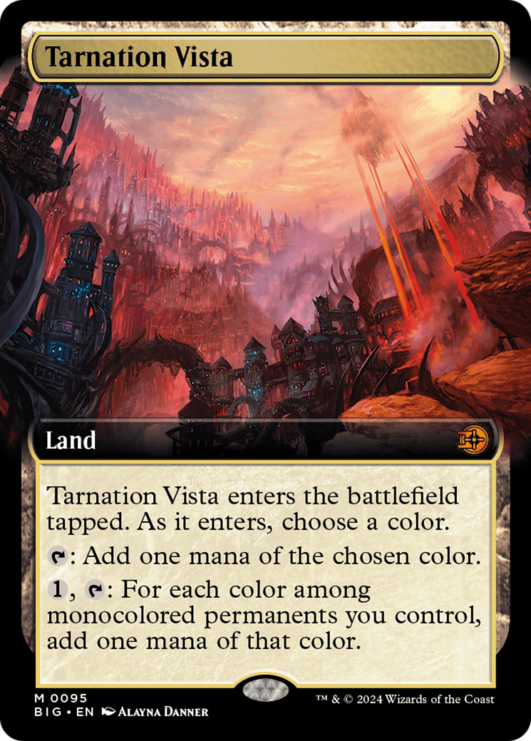 Tarnation Vista (Extended Art) [Outlaws of Thunder Junction: The Big Score] | Gamers Paradise
