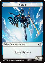 Angel (004) // Vibranium (015) Double-Sided Token [Marvel Super Heroes Commander Tokens] | Gamers Paradise
