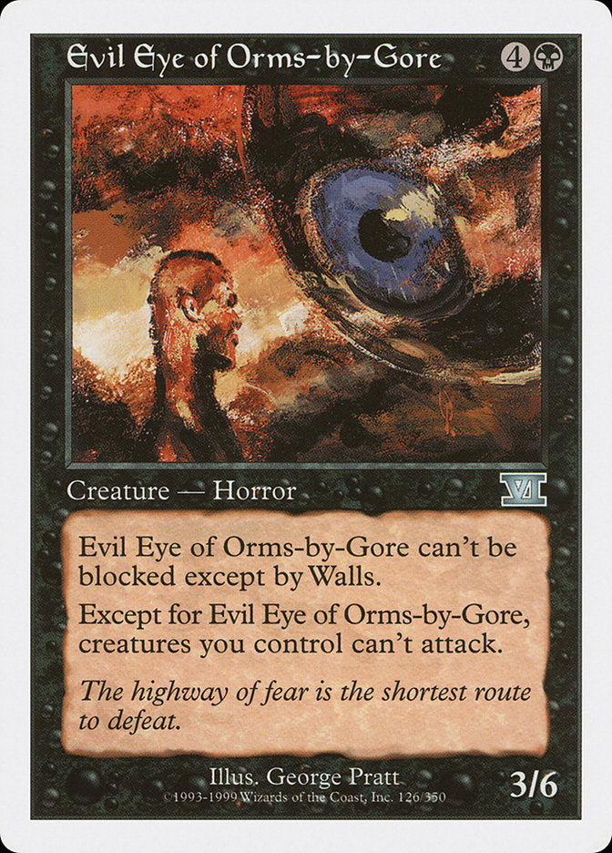 Evil Eye of Orms-by-Gore [Classic Sixth Edition] | Gamers Paradise