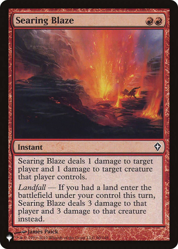 Searing Blaze [The List] | Gamers Paradise